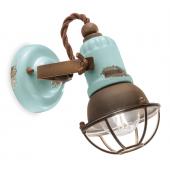 retro vintage fali spot lampa regies turkiz rozsdas patinazott allithato ipari indusztrial loft vilagitas galeria ferroluce c1675 patinazott antikolt patinas formavivendi furdoszoba.jpg
